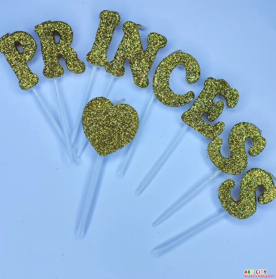 Свічки Princess золото