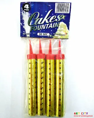 Фонан для торта 10 см. 30сек. 4 шт. MF-003