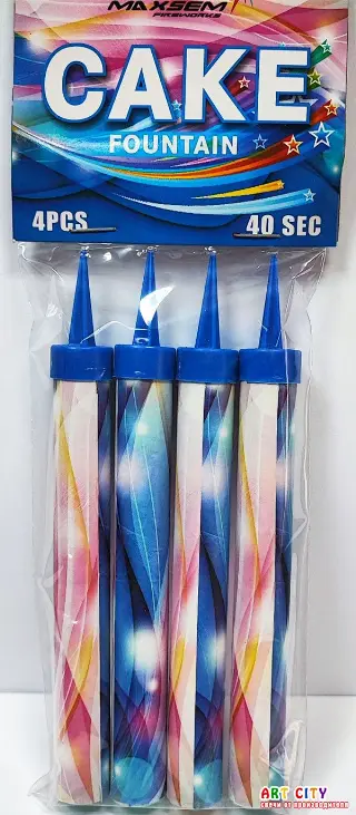 Холодний фонтан 12 см. Cake Fountain 40 сек. 4шт MF-008