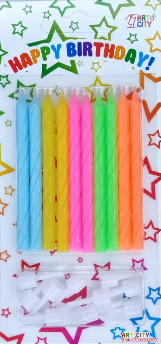 Маленькі спіральні асорті 10шт з підставкою