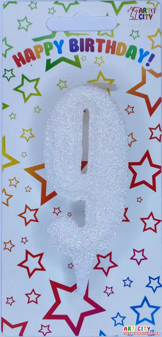 Свічка Білий Блиск 9