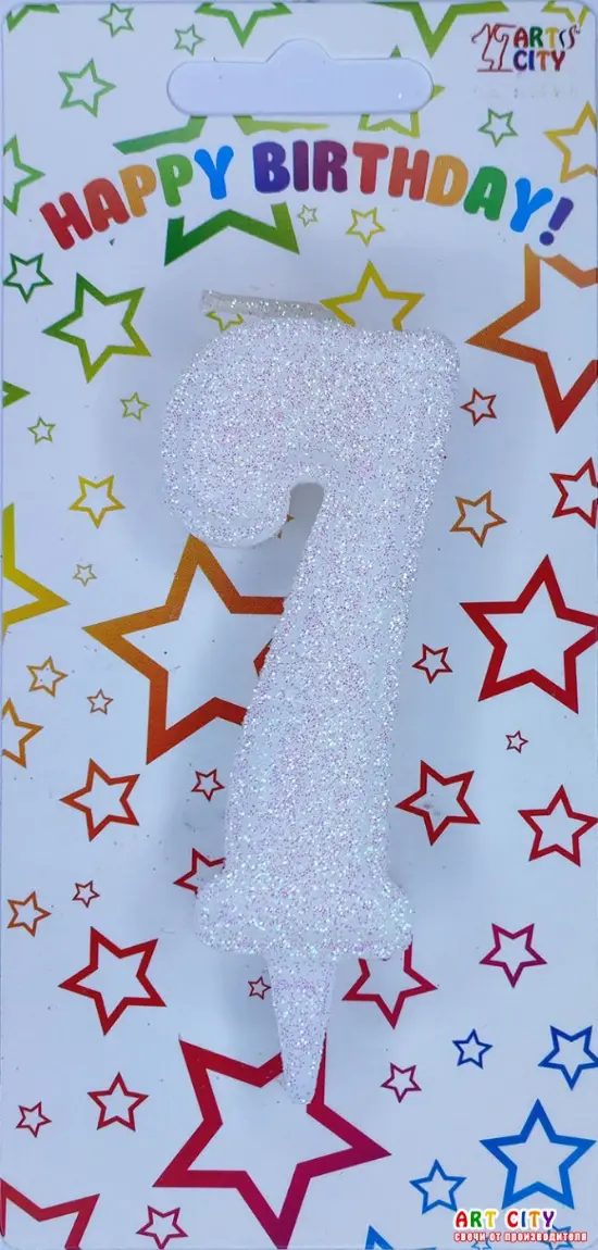 Свічка Білий Блиск 7