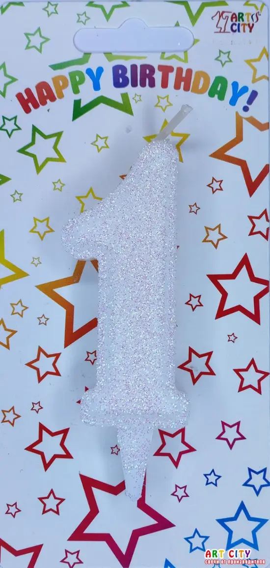 Свічка Білий Блиск 1