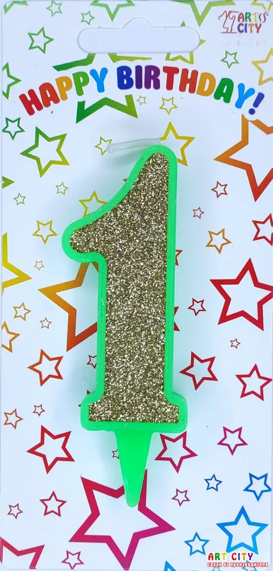 Свічка Зелене Золото 1