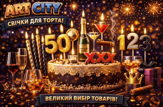 Декоративні свічки оптом