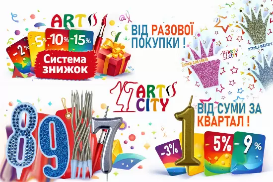 Система знижок ArtCity до замовлень